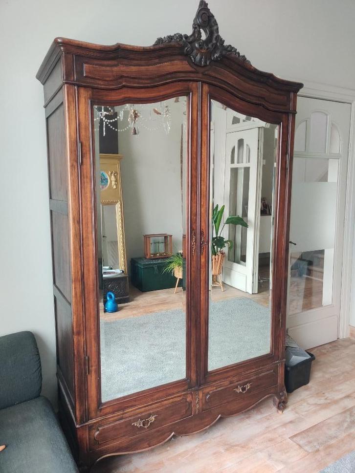 Mooi karaktervolle spiegelkast, Huis en Inrichting, Kasten | Kleerkasten, Gebruikt, Ophalen