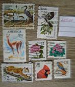 GEEF FAUNES & FLOOR USA POSTZEGELS, Verzenden, Gestempeld, Dier of Natuur