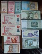 34 billets UNC monde, Timbres & Monnaies, Enlèvement ou Envoi, Billets de banque