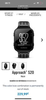 Montre garmin golf approach S20, Handtassen en Accessoires, GPS, Ophalen of Verzenden, Garmin, Zo goed als nieuw