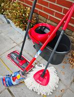 Vileda schoonmaakset (borstels, emmer,...), Huis en Inrichting, Ophalen, Zo goed als nieuw