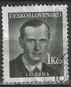 Tsjechoslowakije 1949 - Yvert 494 - Nationale schrijvers (ST, Verzenden, Overige landen, Gestempeld