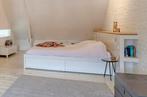 Lit double Ikea Malm 160x200, Comme neuf, Enlèvement, Blanc, Deux personnes