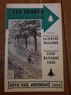 Programme Week-end ardennais 1959, Collections, Livre ou Revue, Utilisé, Enlèvement ou Envoi