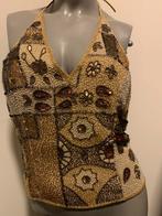 Handgemaakt topje, Beige, Maat 46/48 (XL) of groter, Nieuw, Ophalen of Verzenden