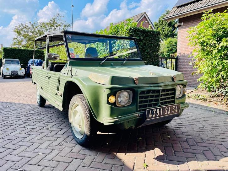Mehari 4 pers vert montana 01-1974 59.275 km, Auto's, Oldtimers, Bedrijf, Te koop, Citroën, Benzine, Cabriolet, Handgeschakeld