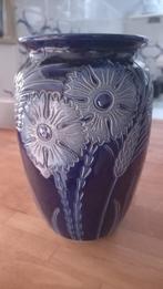 Vase de grès d'Alsace, Maison & Meubles, Comme neuf, Bleu, Enlèvement, Moins de 50 cm