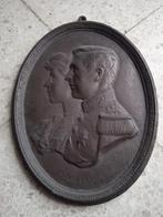 bronzen plaquette albert&elisabeth, Bronze, Enlèvement ou Envoi