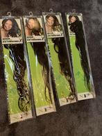 XP Dream Clip-in Extensions (18” – donkerbruin) – set van 4, Ophalen of Verzenden, Nieuw, Pruik of Haarverlenging