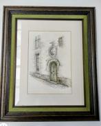 Mooie ets-tekening Mechelen, Ophalen