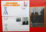 2000-KING ALBERT2 2 FDC 1 VEL, Postzegels en Munten, Ophalen of Verzenden