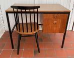 Vintage bureau, Huis en Inrichting, Ophalen, Gebruikt, Bureau