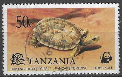 Tanzania 1977 - Yvert 80 - Spleetschildpad (ST), Timbres & Monnaies, Timbres | Afrique, Affranchi, Tanzanie, Envoi