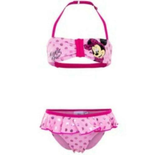 Minnie Mouse Bikini - Dots Roze - Maat 128, Enfants & Bébés, Vêtements enfant | Taille 128, Neuf, Fille, Vêtements de sport ou Maillots de bain