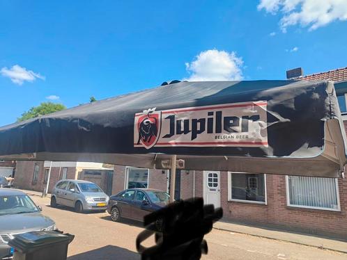 Zeer nette Jupiler horeca parasol 4 x 4, Tuin en Terras, Parasols, Zo goed als nieuw, Stokparasol, Meer dan 4 meter, Verstelbaar