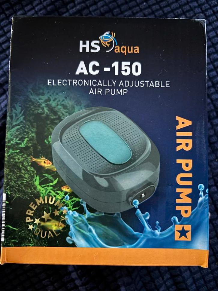 HS Aqua AC-150 luchtpomp 1x150 l/h NIEUW, Dieren en Toebehoren, Vissen | Aquaria en Toebehoren, Nieuw, Filter of Co2, Ophalen of Verzenden