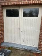 Houten deurbladen, Doe-het-zelf en Bouw, Raamkozijnen en Schuifdeuren, Ophalen, Gebruikt, 150 tot 225 cm, 150 tot 225 cm