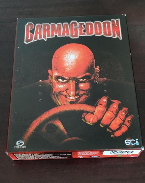Carmageddon grote doos met muismat, Games en Spelcomputers, Games | Pc, Gebruikt, Racen en Vliegen, Ophalen of Verzenden