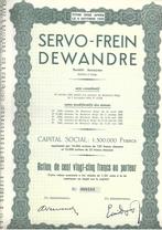 Servo-Frein Dewandre - 1936, Timbres & Monnaies, 1920 à 1950, Action, Enlèvement ou Envoi