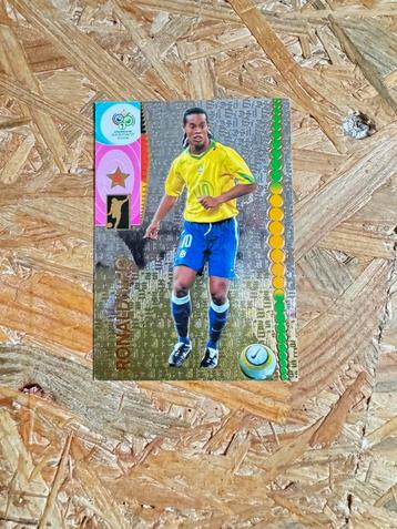 Panini Ronaldinho World Cup 2006 kaart briljant zeldzaam  beschikbaar voor biedingen