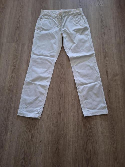 Witte toffe broek dames, Cambio, perfecte staat, Kleding | Dames, Broeken en Pantalons, Zo goed als nieuw, Maat 38/40 (M), Wit