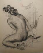 Paul Grusenmeyer (1930-2006): Naakt / Nude (73 x 87 cm), Antiquités & Art, Art | Peinture | Classique, Enlèvement