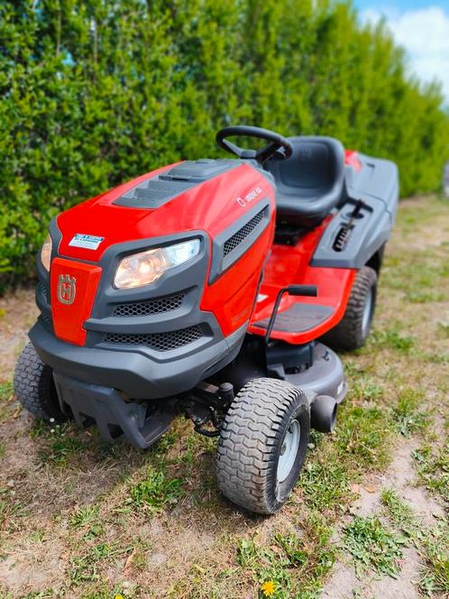 Husqvarna zitmaaier, Tuin en Terras, Zitmaaiers, Zo goed als nieuw, Opvangbak, Ophalen