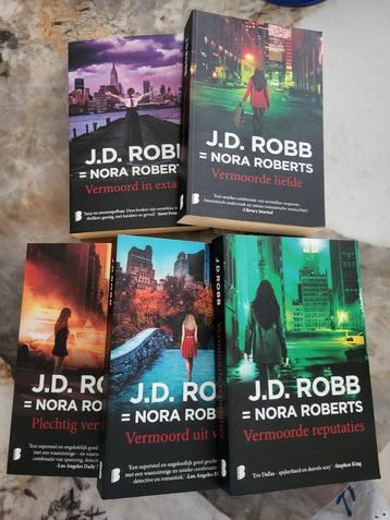 Boekenpakket j.d.Robb (5stuks) beschikbaar voor biedingen