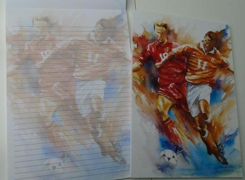 SCHRIJFBLOK VOETBAL A4 GELIJND PAPIER MET DECOR 4 stuks.  Mo, Diversen, Schrijfwaren, Nieuw, Ophalen of Verzenden