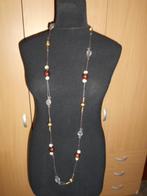 Lange kralenkoord - 75 cm / Nieuw, Handtassen en Accessoires, Ophalen of Verzenden, Nieuw, Bruin