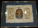 vintage EGYPTE papyrus Toutanchamon hiërogliefen, Schleiper, Antiek en Kunst, Ophalen