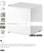 koelkast, Ophalen, Minder dan 85 cm, 45 tot 60 cm, Met vriesvak