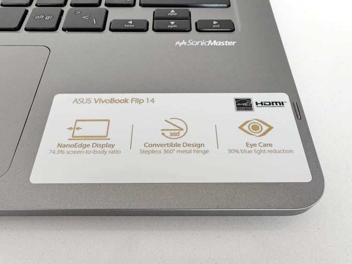 Asus Vivobook Flip 14 ( windows laptop / tablet ), Computers en Software, Windows Tablets, Gebruikt, Ophalen