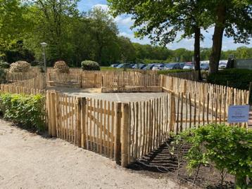 Houten tuinpoort kastanje tuinpoort schapenhek hekwerk beschikbaar voor biedingen