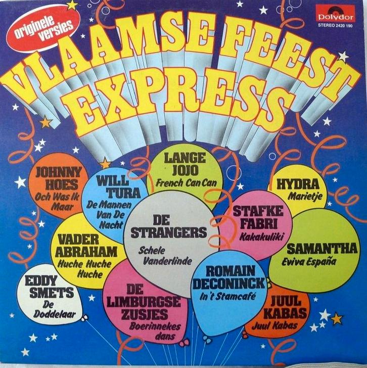 Verzamel LP: Vlaamse Feest Express (12 mega hits), Cd's en Dvd's, Vinyl | Verzamelalbums, Nieuw in verpakking, Nederlandstalig