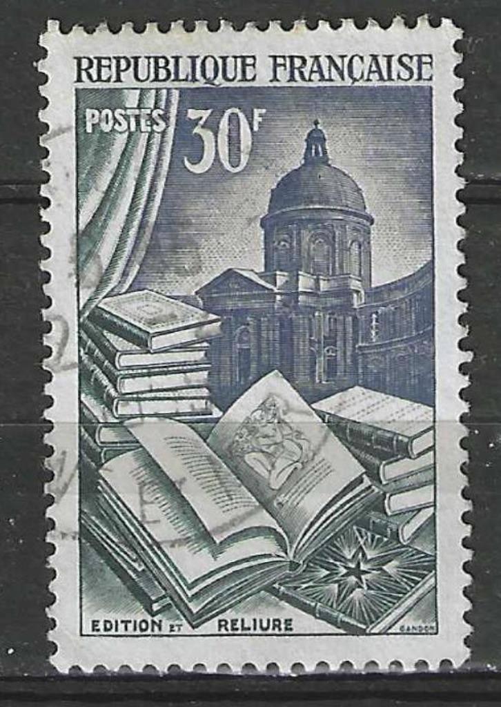 France 1954 - Yvert 971 - Artisanat (ST), Timbres & Monnaies, Timbres | Europe | France, Affranchi, Envoi