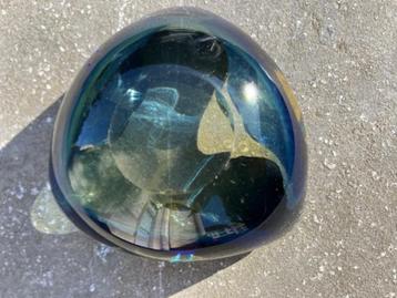 DRIEHOEKIGE ASBAK VIDE POCHE IN MURANO GLAS. PERFEKTE STAAT. beschikbaar voor biedingen