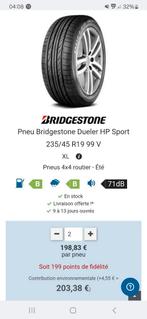 4 pneus été 235/45/19 99v Bridgestone neufs. Wavre bxl Namur, Pneu(s), 235 mm, Pneus été, 19 pouces