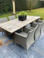 Teak Tuintafel uitschuifbaar, Tuin en Terras, Tuintafels, Ophalen, Gebruikt, Rechthoekig, Teakhout