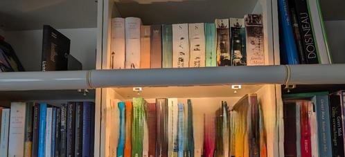 Verlichting Boekenkast (oorspronkelijk Billy Ikea), Huis en Inrichting, Kasten | Boekenkasten, Gebruikt, 50 tot 100 cm, Minder dan 100 cm