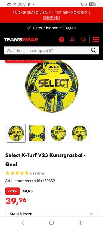 Select bal, Enlèvement, Neuf, Ballon