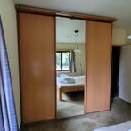 kleerkast met schuifdeuren, Ophalen, 200 cm of meer, Eikenhout, Met hangruimte