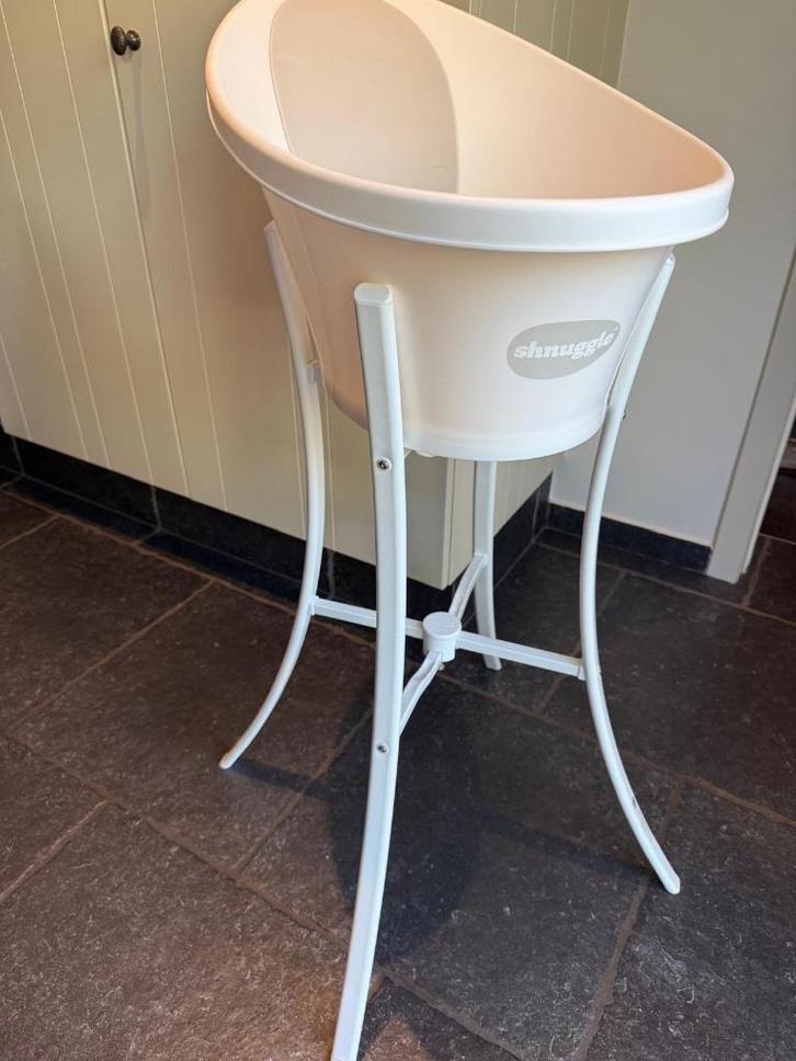 Babybad met staander ( shnuggle), Kinderen en Baby's, Badjes en Verzorging, Zo goed als nieuw, Badje, Overige merken, Ophalen