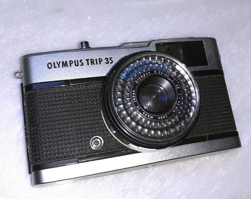 elektronica vintage olympus Trip 35 camera met zakje '60, TV, Hi-fi & Vidéo, Appareils photo analogiques, Neuf, Olympus, Envoi