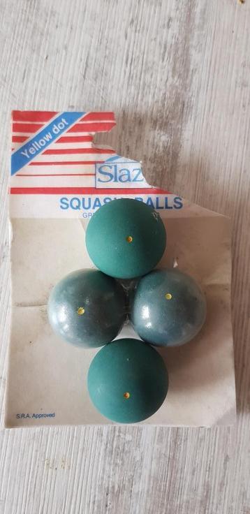 Slazenger 1 squashballen met gele stippen