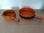 2 schaaltjes potjes kommetjes in keramisch aardewerk, Ophalen of Verzenden