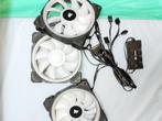 Ventilateur Corsair RGB 120mm + hub, Computers en Software, Muizen, Ophalen