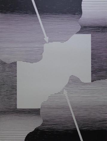 MICHEL SEUPHOR / LIJNENSPEL-GEOMETRIE / LITHO / 75x55cm SIG