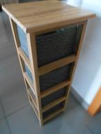 PETITE COMMODE D APPOINT + 4 PANIERS, Enlèvement, Utilisé, Avec tiroir(s)