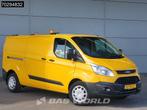 Ford Transit Custom 130PK Trekhaak L2H1 Airco Cruise Parkeer, Auto's, Stof, Euro 6, 2000 kg, Cruise Control